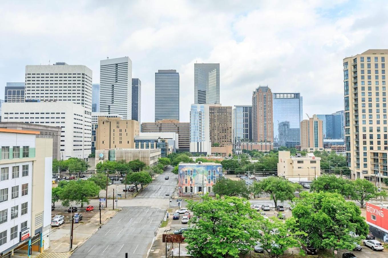 U4 Penthouse Downtown Houston Lägenhet Exteriör bild